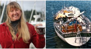 She survived 41 days in the open ocean (7 photos)
