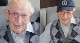 112-year-old Briton becomes oldest man in the world (3 photos)
