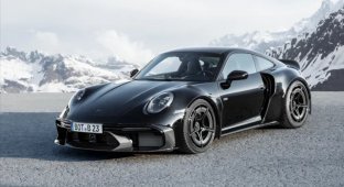 Porsche 911 Turbo S pumped up to 900 forces (10 photos)