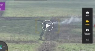 Fireworks of the Russian BMP, which did not survive the meeting with the ATGM