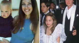 Childhood photos of celebrities and their parents (14 photos)