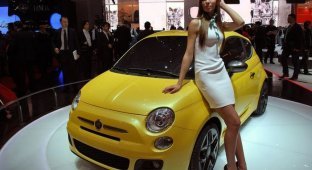 Ателье Zagato показало в Женеве свой концепт Fiat 500 (16 фото)