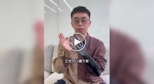 An unusual prosthetic arm