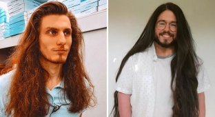 Photos of men who decided to grow long hair and never regretted it (15 photos)