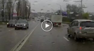 ДТП с тремя машинами в Воронеже