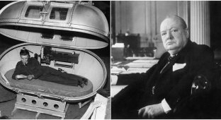 Churchill's egg: why did the British prime minister have a pressure chamber (6 photos)