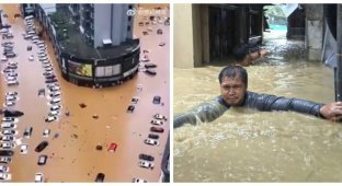 China under water: 1.5 million people affected by Typhoon Doksuri, thousands of Beijing residents evacuated (3 photos + 4 videos)