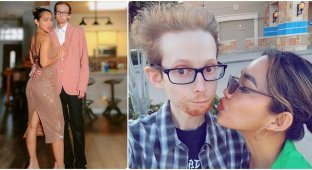 Guy gets humiliated for being too ugly and unworthy of his beautiful girlfriend (7 photos)