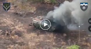 Russian BMP with troops got stuck during assault, and soldiers of the 10th Joint Assault Brigade destroyed it