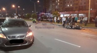 Мотоциклист-трюкач погиб в Красноярске (4 фото + 1 видео)