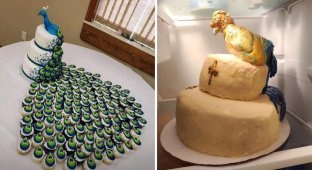 17 непоказних весільних тортів, які виглядають як злий жарт кондитерів (18 фото)