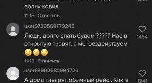 Пользователи TikTok приняли конденсационный след самолета за "распыление коронавируса" над Россией (3 фото + видео)