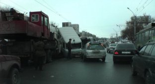 Жуткая авария в Новосибирске (5 фото)