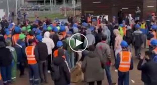 In St. Petersburg, migrants staged a mass brawl over food