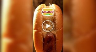 Необычная реклама хот-догов