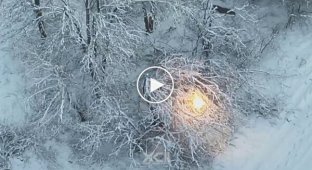 Soldiers of the 92nd separate airborne brigade accurately attack a Russian in Kursk region - the occupier's helmet flew off his head from the explosion