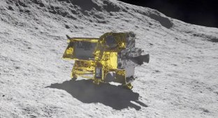 Япония впервые посадила на Луну космический аппарат (3 фото + 1 видео)
