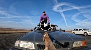 Dangerous trick of the Rostov stuntman