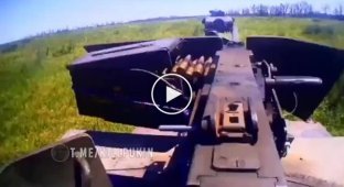 Ukrainian military on HUMVEE