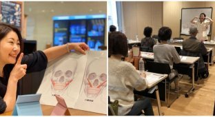 После ношения медицинских масок японцы бросились скупать курсы по улыбке (4 фото)