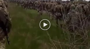 Велика кількість українських солдатів на полігоні