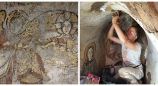 В Судане нашли монастырский комплекс, украшенный уникальными христианскими фресками (4 фото)