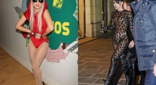 Леди Гага – девушка в трусиках (26 фото)