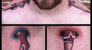 Самые уродливые татуировки. Часть 2 (41 фото)