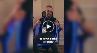 Концепт игрового стула с климат-контролем