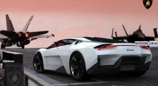 Студенты представили новый концепт Lamborghini Indomable (15 фото + видео)