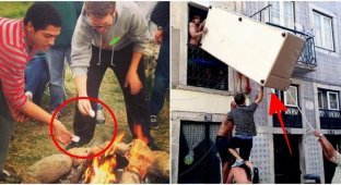 15 antics men, after which it becomes clear why women live longer (16 photos)