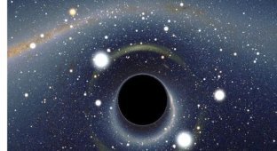 ТОП-3 предположений, что произойдет при попадании в черную дыру (4 фото)