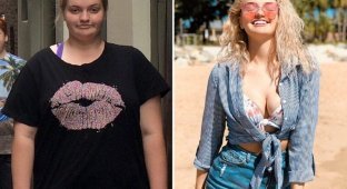 Девушка сбросила 63 кило, отказавшись от сахара (15 фото)