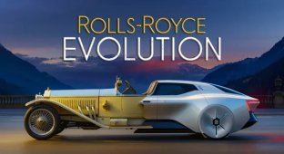 128-летнюю эволюцию автомобилей Rolls-Royce показали за четыре минуты (1 фото + 2 видео)