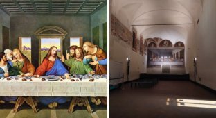 Famous paintings from an unusual angle (12 photos)