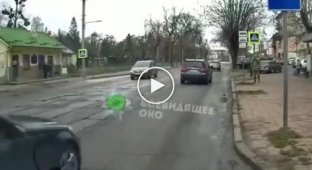 Высоко взлетел пешеход из-за невнимательного водителя во Львове