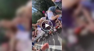 Бегун собрал «поцелуйную поддержку»