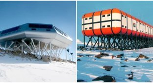 What do polar stations look like in Antarctica (14 photos)