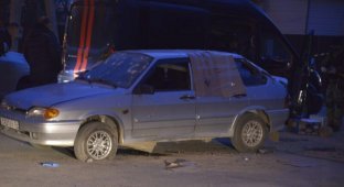В Волгограде взорвана машина полковника МВД вместе с хозяином (4 фото + 2 видео)