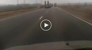 В Татарстане лоб в лоб столкнулись два грузовика (мат)