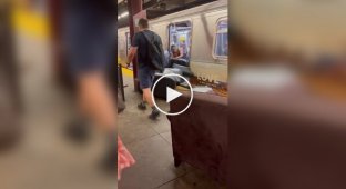 A typical day on the New York subway