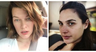 30 stars who showed themselves without makeup (31 photos)