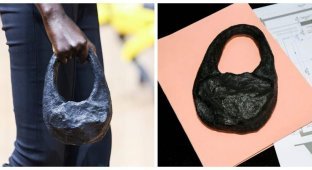 Французские дизайнеры создали сумку из метеорита (4 фото)