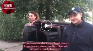 Плевать на закон в Киеве полицейская попалась пьяной за рулем