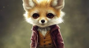 The neural network showed cute little animals in the form of heroes of famous films (12 photos)