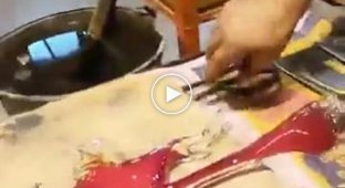 Making a horse out of glass