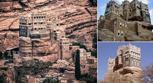 Дворец Имама на Скале - одна из самых узнаваемых достопримечательностей Йемена (14 фото + 1 видео)