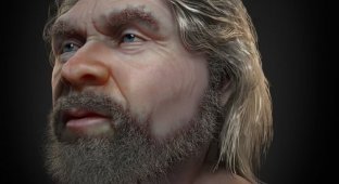 Scientists have shown the face of a Neanderthal nicknamed the Old Man (5 photos)