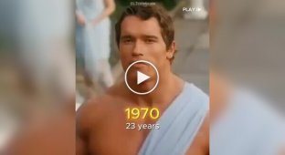 Arnold Schwarzenegger through the years