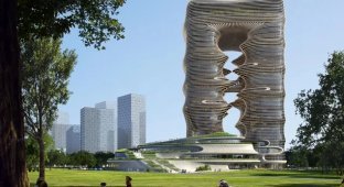 Yidan Center Skyscraper in Shenzhen (4 photos)